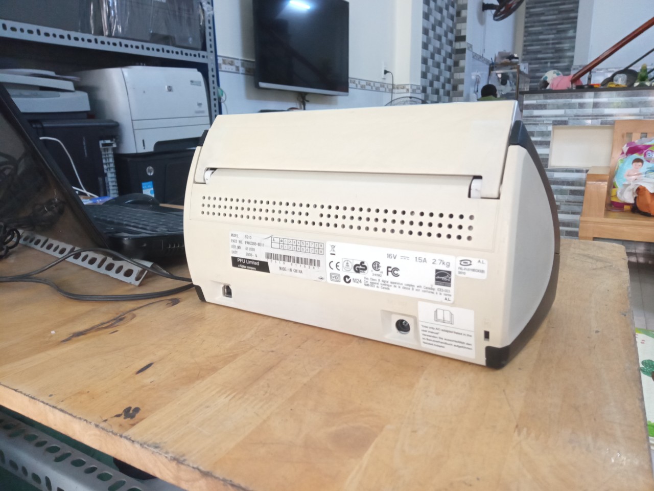 Máy scan fujitsu 510 cũ